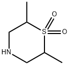 Thiomorpholine, 2,6-dimethyl-, 1,1-dioxide Structural