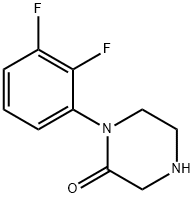 2-Piperazinone, 1-(2,3-difluorophenyl)- Structural