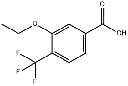 Benzoic acid, 3-ethoxy-4-(trifluoromethyl)- Structural