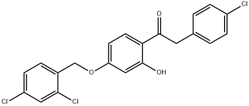 JR-7006, 1-(4-(2,4-Dichlorobenzyloxy)-2-hydroxyphenyl)-2-(4-chlorophenyl)ethanone, 97% Structural