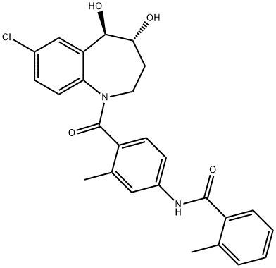 Rac-Trans-4-Hydroxy Tolvaptan Structural