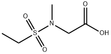 Glycine, N-(ethylsulfonyl)-N-methyl- Structural