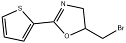 Oxazole, 5-(bromomethyl)-4,5-dihydro-2-(2-thienyl)- Structural