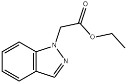 ethyl 2-(1H-indazol-1-yl)acetate Structural