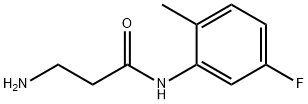 N~1~-(5-fluoro-2-methylphenyl)-beta-alaninamide(SALTDATA: HCl) Structural