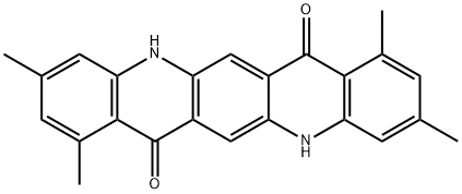 Quino[2,3-b]acridine-7,14-dione, 5,12-dihydro-1,3,8,10-tetramethyl- Structural