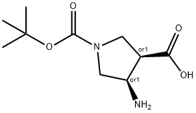 (3R,4R)-REL-4-AMINO-1-(TERT-BUTOXYCARBONYL)PYRROLIDINE-3-CARBOXYLIC ACID