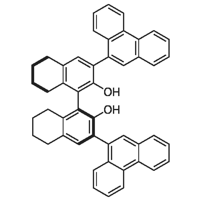 S-3,3'-di-9-phenanthrenyl-5,5',6,6',7,7',8,8'-octahydro-1,1'-Binaphthalene]-2,2'-diol Structural