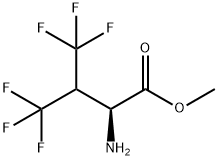 Valine, 4,4,4,4',4',4'-hexafluoro-, methyl ester Structural
