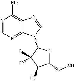 Adenosine, 2'-deoxy-2',2'-difluoro- Structural