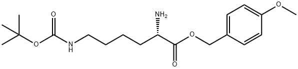L-Lysine, N6-[(1,1-dimethylethoxy)carbonyl]-, (4-methoxyphenyl)methyl ester Structural
