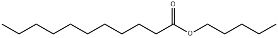 Undecanoic acid pentyl ester Structural