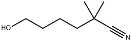 Hexanenitrile, 6-hydroxy-2,2-dimethyl- Structural