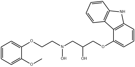 2-Propanol, 1-(9H-carbazol-4-yloxy)-3-[hydroxy[2-(2-methoxyphenoxy)ethyl]amino]-