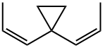Cyclopropane, 1,1-di-1-propenyl-, (Z,Z)- (9CI) Structural