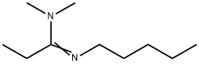 Propanimidamide, N,N-dimethyl-N'-pentyl- Structural