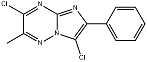 Imidazo[1,2-b][1,2,4]triazine, 3,7-dichloro-2-methyl-6-phenyl- Structural