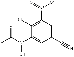 Acetamide, N-(2-chloro-5-cyano-3-nitrophenyl)-N-hydroxy- Structural
