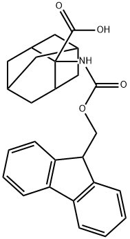 Tricyclo[3.3.1.13,7]decane-2-carboxylic acid, 2-[[(9H-fluoren-9-ylmethoxy)carbonyl]amino]- Structural