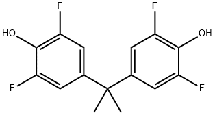 Phenol, 4,4'-(1-methylethylidene)bis[2,6-difluoro- Structural
