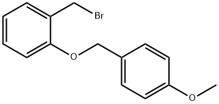 Benzene, 1-(bromomethyl)-2-[(4-methoxyphenyl)methoxy]- Structural