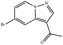 Ethanone, 1-(5-bromopyrazolo[1,5-a]pyridin-3-yl)- Structural