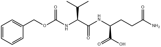 L-Glutamine, N-[(phenylmethoxy)carbonyl]-L-valyl- Structural