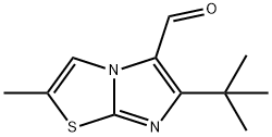 Imidazo[2,1-b]thiazole-5-carboxaldehyde, 6-(1,1-dimethylethyl)-2-methyl- Structural