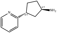 rel-(1R,3R)-3-(2-Pyridinyl)cyclopentanamine Structural