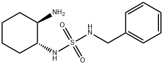 Sulfamide, N-[(1R,2R)-2-aminocyclohexyl]-N'-(phenylmethyl)- Structural