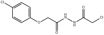 N'-(2-chloroacetyl)-2-(4-chlorophenoxy)acetohydrazide Structural