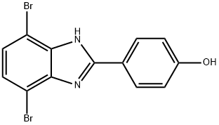 Phenol, 4-(4,7-dibromo-1H-benzimidazol-2-yl)- Structural