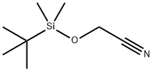 Acetonitrile, 2-[[(1,1-dimethylethyl)dimethylsilyl]oxy]- Structural