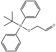 Acetaldehyde, 2-[[(1,1-dimethylethyl)diphenylsilyl]oxy]- Structural