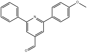 JR-9167, 2-(4-Methoxyphenyl)-6-phenylpyridine-4-carbaldehyde, 97% Structural