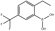 Boronic acid, B-[2-ethyl-5-(trifluoromethyl)phenyl]- Structural