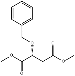 Butanedioic acid, 2-(phenylmethoxy)-, 1,4-dimethyl ester, (2R)- Structural