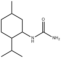 Urea, N-[5-methyl-2-(1-methylethyl)cyclohexyl]- Structural
