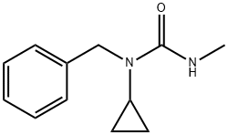 Urea, N-cyclopropyl-N'-methyl-N-(phenylmethyl)- Structural