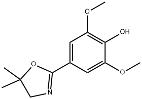 Phenol, 4-(4,5-dihydro-5,5-dimethyl-2-oxazolyl)-2,6-dimethoxy- Structural