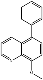 Quinoline, 8-methoxy-5-phenyl- Structural