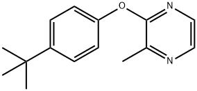 Pyrazine, 2-[4-(1,1-dimethylethyl)phenoxy]-3-methyl- Structural