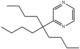 Pyrazine, 2-(1,1-dibutylpentyl)- Structural