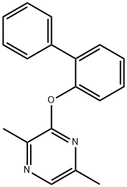 Pyrazine, 3-([1,1'-biphenyl]-2-yloxy)-2,5-dimethyl- Structural
