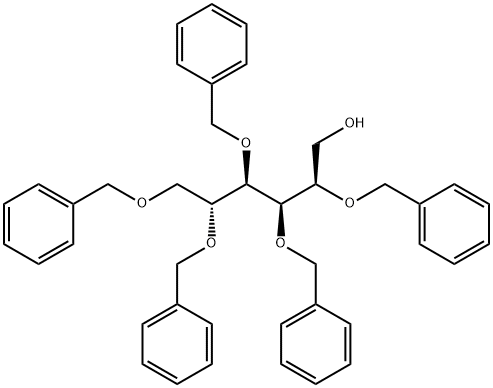 D-?Mannitol, 1,?2,?3,?4,?5-?pentakis-?O-?(phenylmethyl)?- Structural