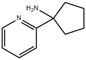Cyclopentanamine, 1-(2-pyridinyl)- Structural