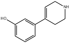 Phenol, 3-(1,2,3,6-tetrahydro-4-pyridinyl)- Structural