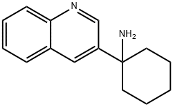 Cyclohexanamine, 1-(3-quinolinyl)- Structural