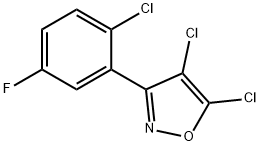 Isoxazole, 4,5-dichloro-3-(2-chloro-5-fluorophenyl)- Structural