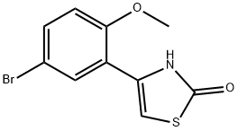 JR-14067, 4-(5-Bromo-2-methoxyphenyl)thiazol-2-ol, 95% Structural